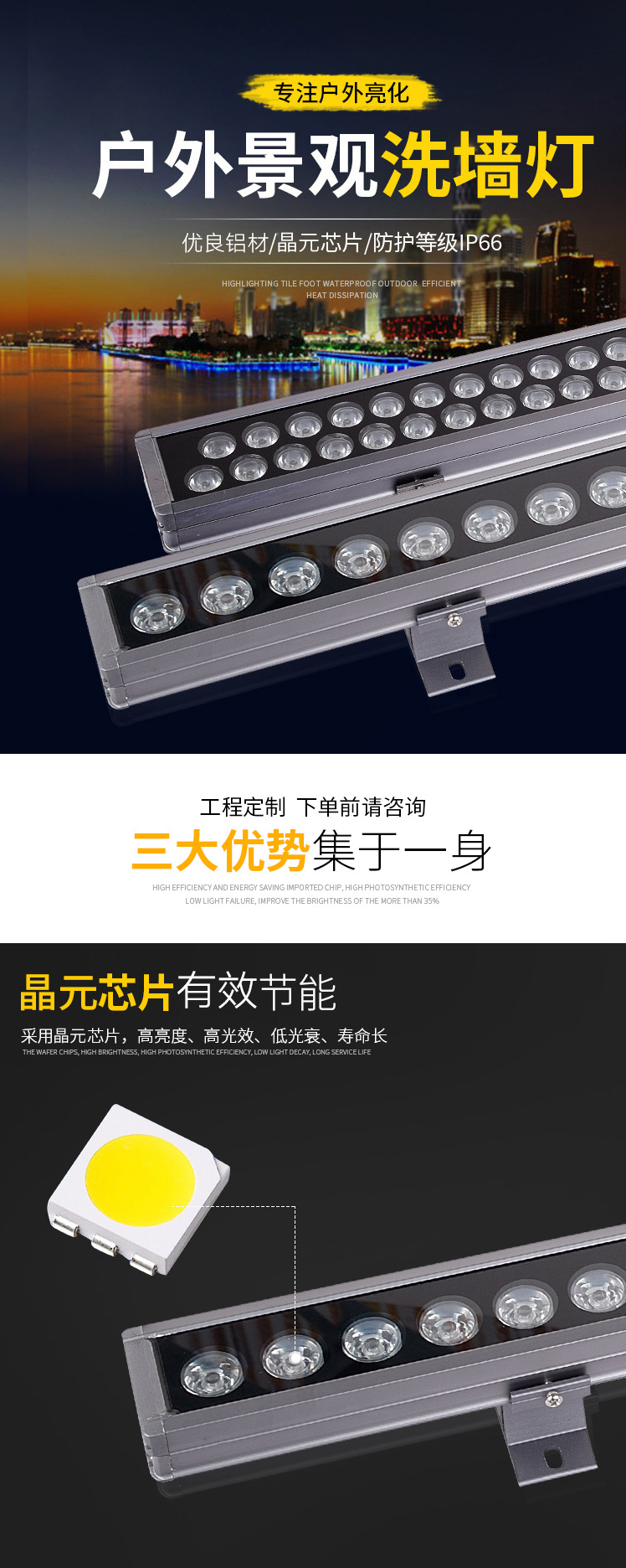 戶(hù)外景觀(guān)洗墻燈